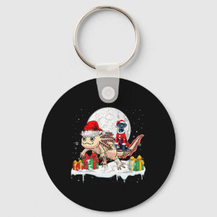 Porte-clés Père Noël Great Dane équitation Axolotl Propriétai