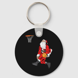Porte-clés Père Noël Jouer Sketll Slam Dunk Cadeau de Noël