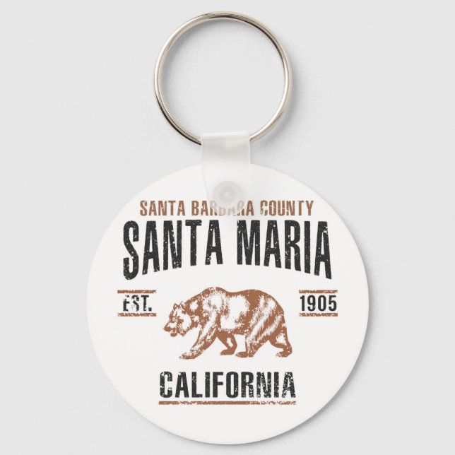Porte-clés Père Noël Maria (Recto)