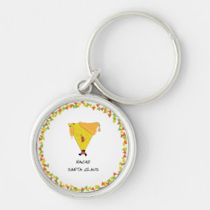 Porte-clés Père Noël Nacho avec chips