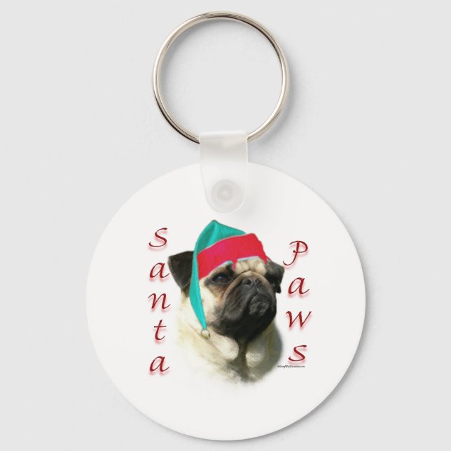 Porte-clés Père Noël Paws Carlins (Recto)