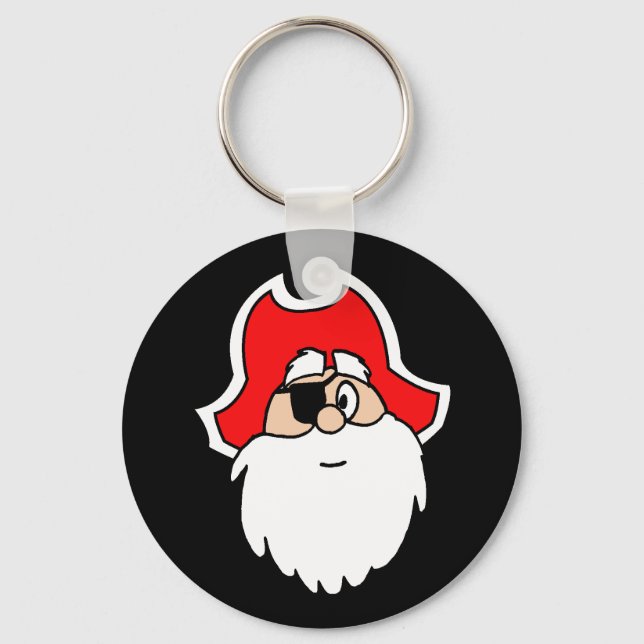 Porte-clés Père Noël Pirate Porte - clé (Recto)