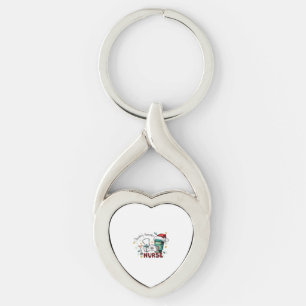 Porte-clés Père Noël Préférée Infirmière Noël Maman Infirmièr