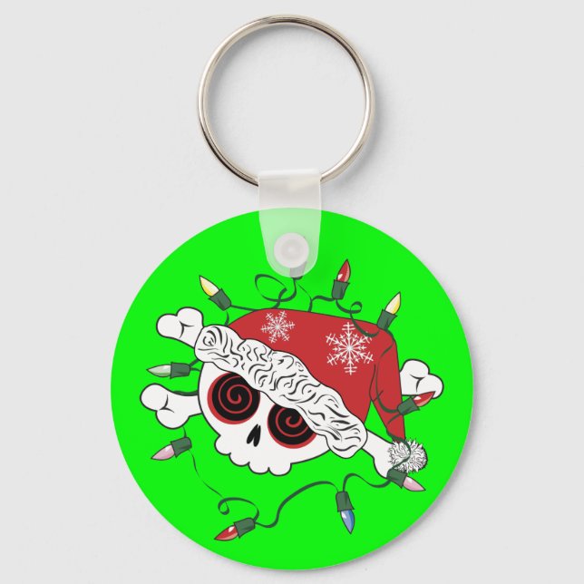 Porte-clés Père Noël Skull (Recto)