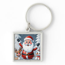 Père Noël, Snowman et Ralph the Reindeer