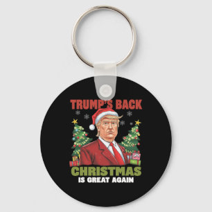 Porte-clés Père Noël Trump Danse Rendre Noël super moche
