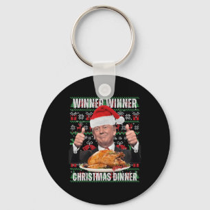 Porte-clés Père Noël Trump Noël Humour Funny Trump Noël 3