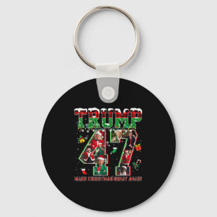 Porte-clés Père Noël Trump Rendez à Noël sa grandeur d'antan 