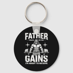 Porte-clés Père Pardonne-Moi Pour Ces Gains Christian Workou