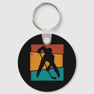 Porte-clés Performance de hockey rétro vintage