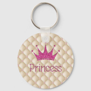 Porte-clés Perles Charmantes Chic ,Diadème, Princesse,Paillet