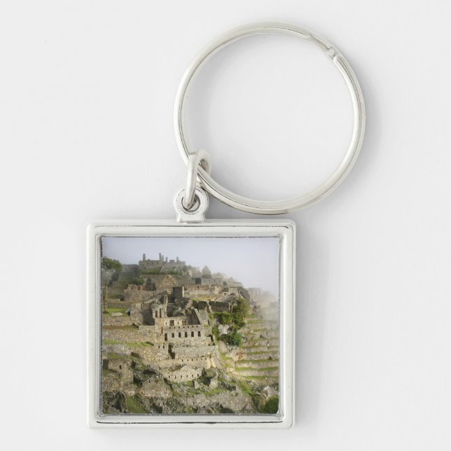 Porte-clés Pérou, Machu Picchu. L'ancienne citadelle de Machu (Devant)