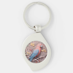 Porte-clés Perroquet 3D Oiseau Lover