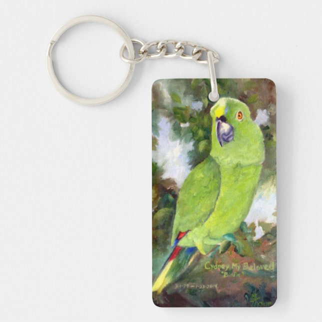 Porte-clés Perroquet jaune de Cydney Naped (Devant)