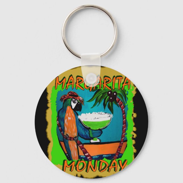 Porte-clés Perroquets de fête (Recto)