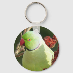 Porte-clés perruche Rose-baguée