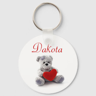 Porte-clés Personalised Name Keyring - Teddy Bear