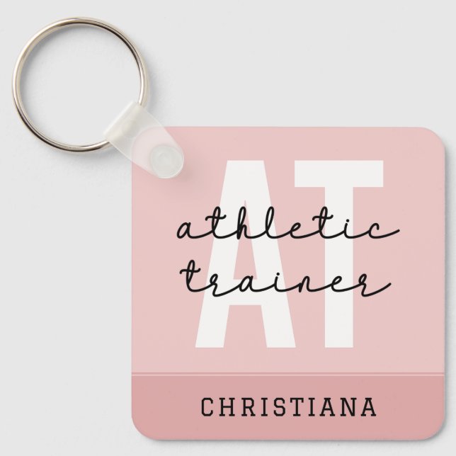 Porte-clés Personalized Athletic Trainer AT (Recto)