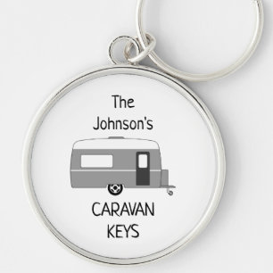 Porte-clés Personalized Caravan Keys name