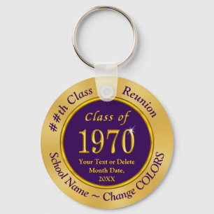 Porte-clés Personalized Class of 1970 Souvenirs Class Reunion