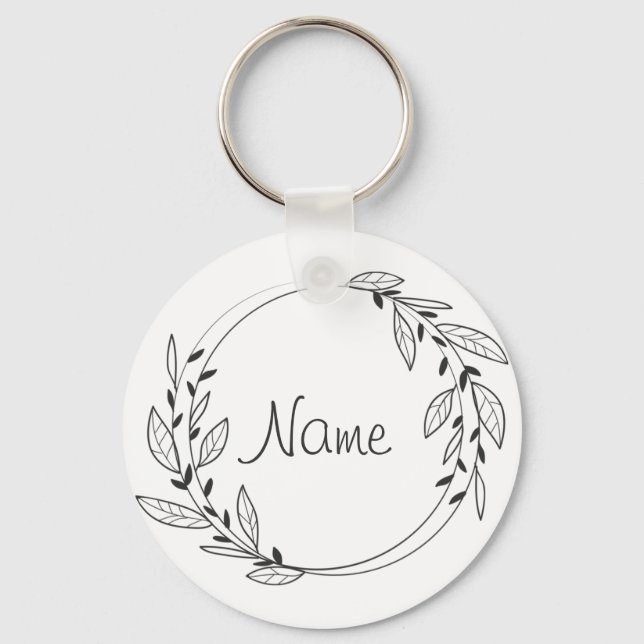 Porte-clés Personalized Custom name ornaments (Recto)