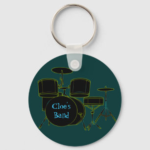 Porte-clés Personalized Drumset Keychain