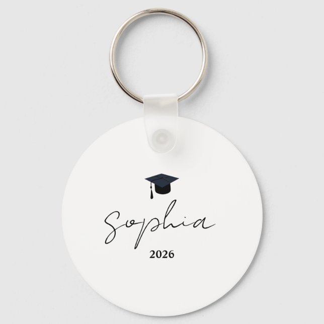 Porte-clés Personalized Graduation Gift, Custom key, Class (Recto)