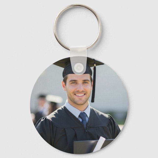 Porte-clés Personalized Graduation Photo Keepsake Memory Gift (Recto)
