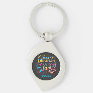 Porte-clés Personalized Librarian Gift