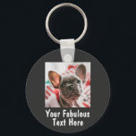 Porte-clés Personalized photo and text<br><div class="desc">Personalized photo and text keychain</div>