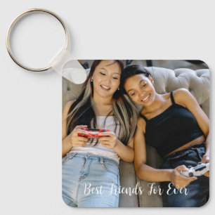 Porte-clés Personalized Photo Best Friends Forever Custom