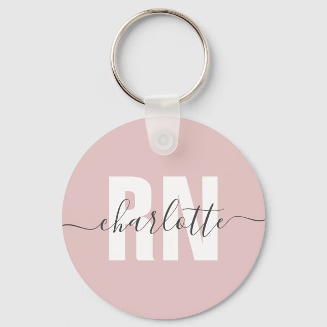 Porte-clés Personalized RN Registered Nurse Graduation Gifts  (Recto)