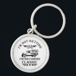 Porte-clés Personalized vintage birthday gift idea<br><div class="desc">You can add some originality to your wardrobe collection with this vintage classic truck graphic design with awesome typography font lettering, is a great gift idea for men, women, husbands, wife girlfriend, and a boyfriend who will love this one-of-a-kind artwork. The best amazing and funny holiday present for your happy...</div>