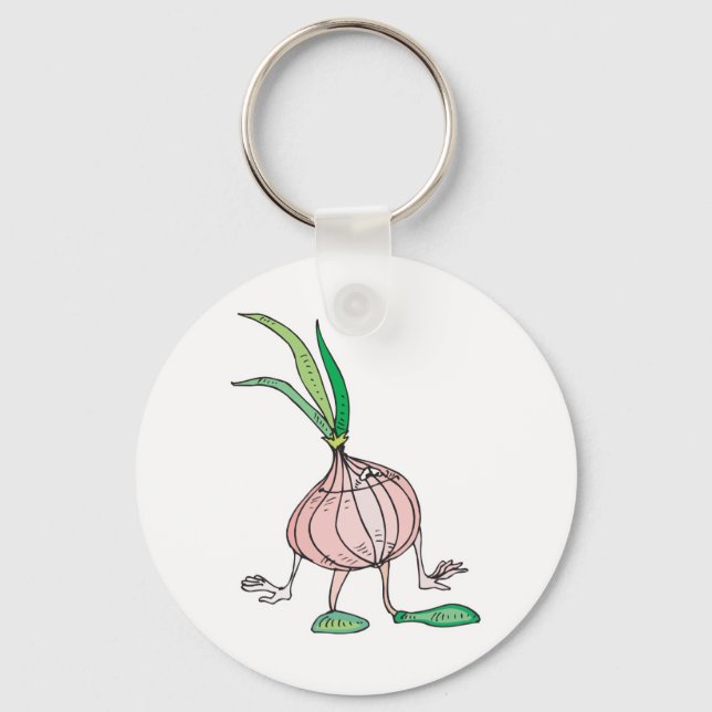 Porte-clés personnage de dessin humoristique (Recto)