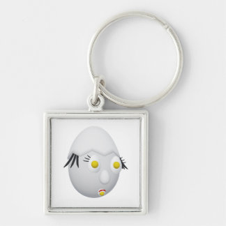 Porte-clés Personnage d'œuf original RG & RA Design mignon