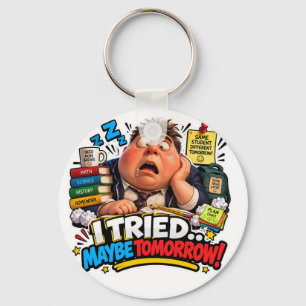 Porte-clés Personnages drôles Ballon de rentrée scolaire