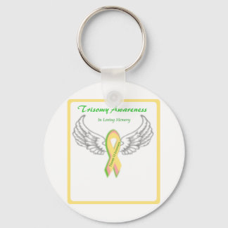 Porte-clés Personnalisable En Mémoire Amoureuse Trisomy 13