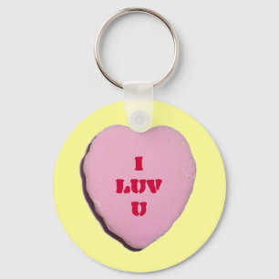 Porte-clés Personnalisable Valentine Candy Heart