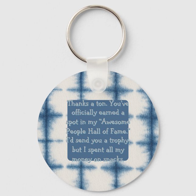 Porte-clés personnalisé (Recto)