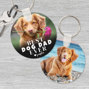 Porte-clés Personnalisé Animaux de compagnie Best Chien Papa 