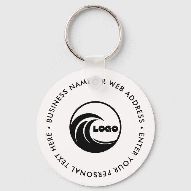 Porte-clés personnalisé avec logo d'entreprise (Recto)