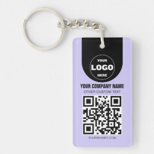 Porte-clés personnalisé avec logo et code QR   Obj