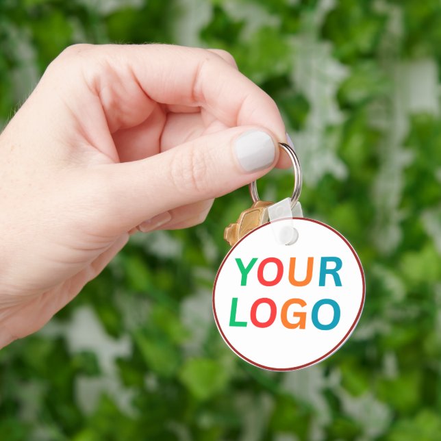Porte-clés personnalisé avec logo pour l'image de  (main)