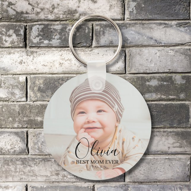 Porte-clés personnalisé avec photo de bébé (Créateur téléchargé)