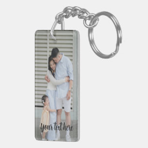 Porte-clés personnalisé avec photo et texte