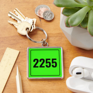 Porte-clés personnalisé de plaque d'immatriculatio