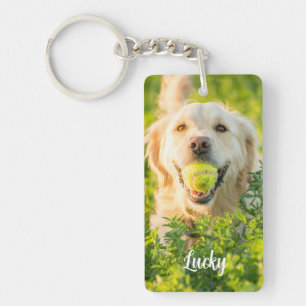 Porte-clés personnalisé en mémoire d'un animal de