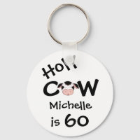 Personnalisé Funny Holy Cow 60th Birthday Porte -