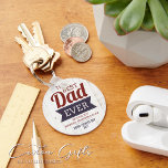 Porte-clés Personnalisé Meilleur papa Jamais Père`Photo de la<br><div class="desc">Offrez un cadeau à papa qu'il emmènera près de lui tous les jours avec notre Porte - clé photo Personnalisé Meilleur papa Fête des pères jamais. Ce porte - clé unique et réfléchi est plus qu'un simple objet fonctionnel, c'est un rappel portable de votre amour et une célébration constante de...</div>