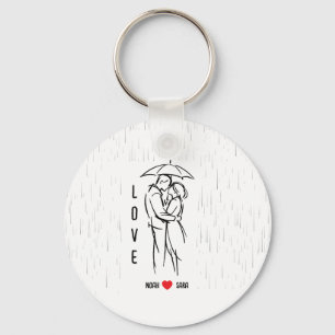 Porte-clés personnalisé pour l'amour – Noms person